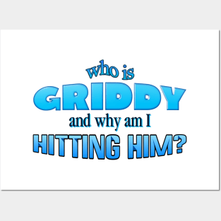 Hit the Griddy word art - who is griddy and why am I hitting him Posters and Art